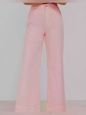 Loft High Waist Palazzo Jeans